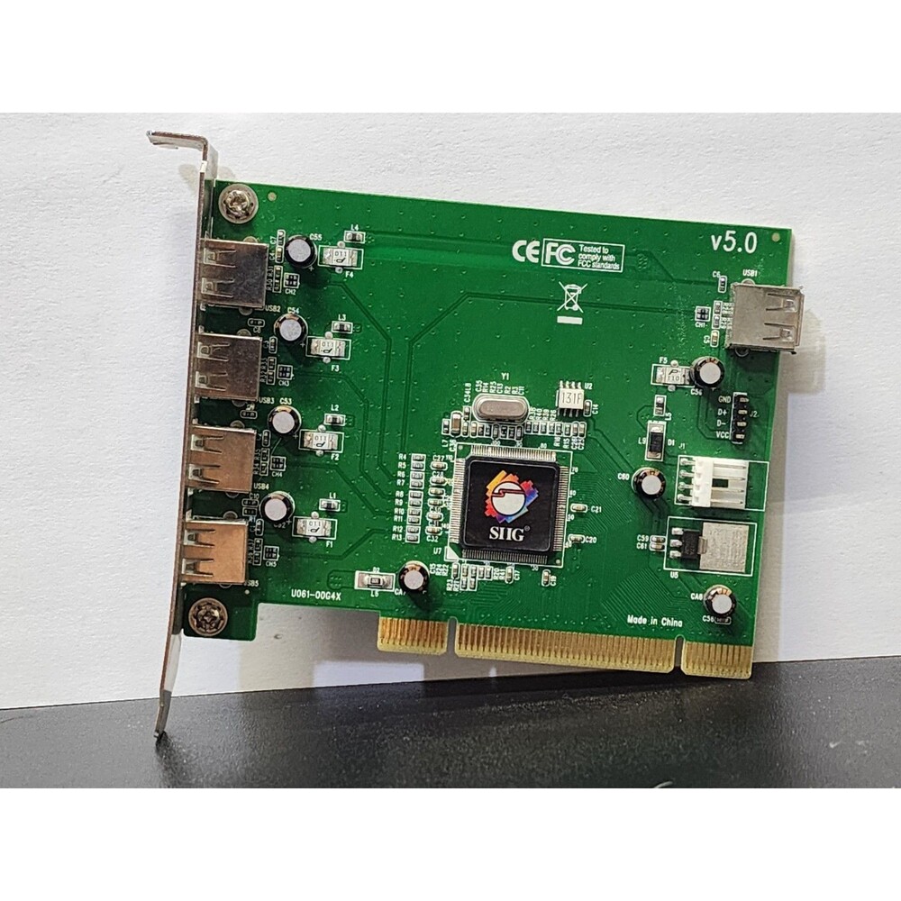 SIIG USB 2.0 5 Expansion Port PCI Card - 586163-001